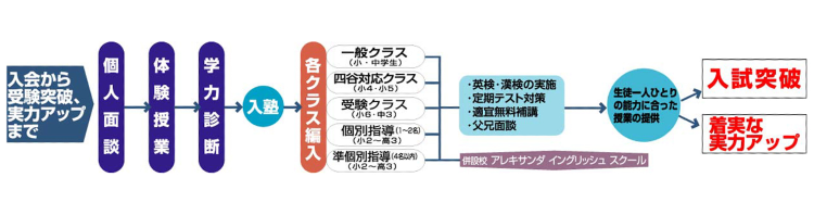 [入会から実力アップまで（図）]